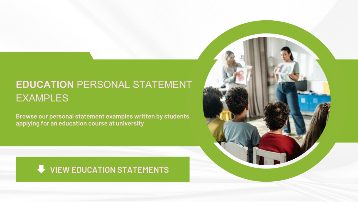 personal statement examples early years